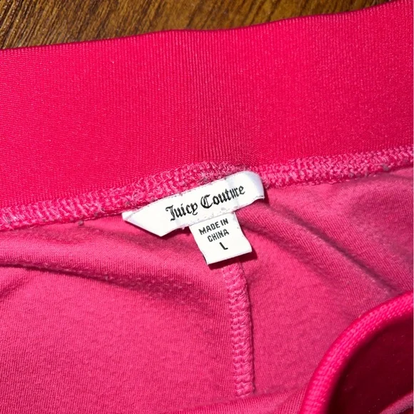 Juicy Couture Hot Pink Velour Tracksuit Set Size L Y2K - Picture 16 of 16
